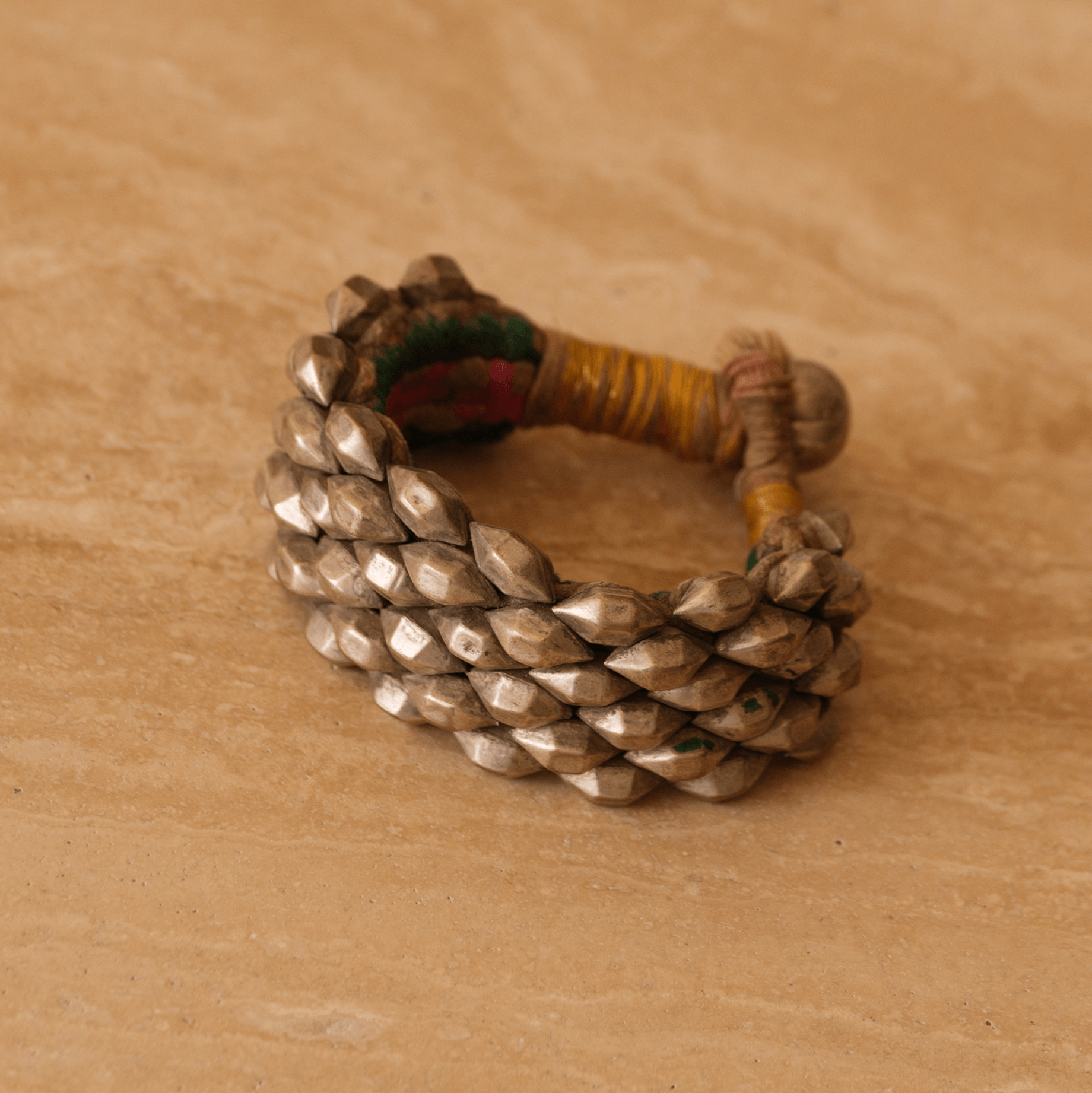 Antique Silver Bracelet from Punjab, India