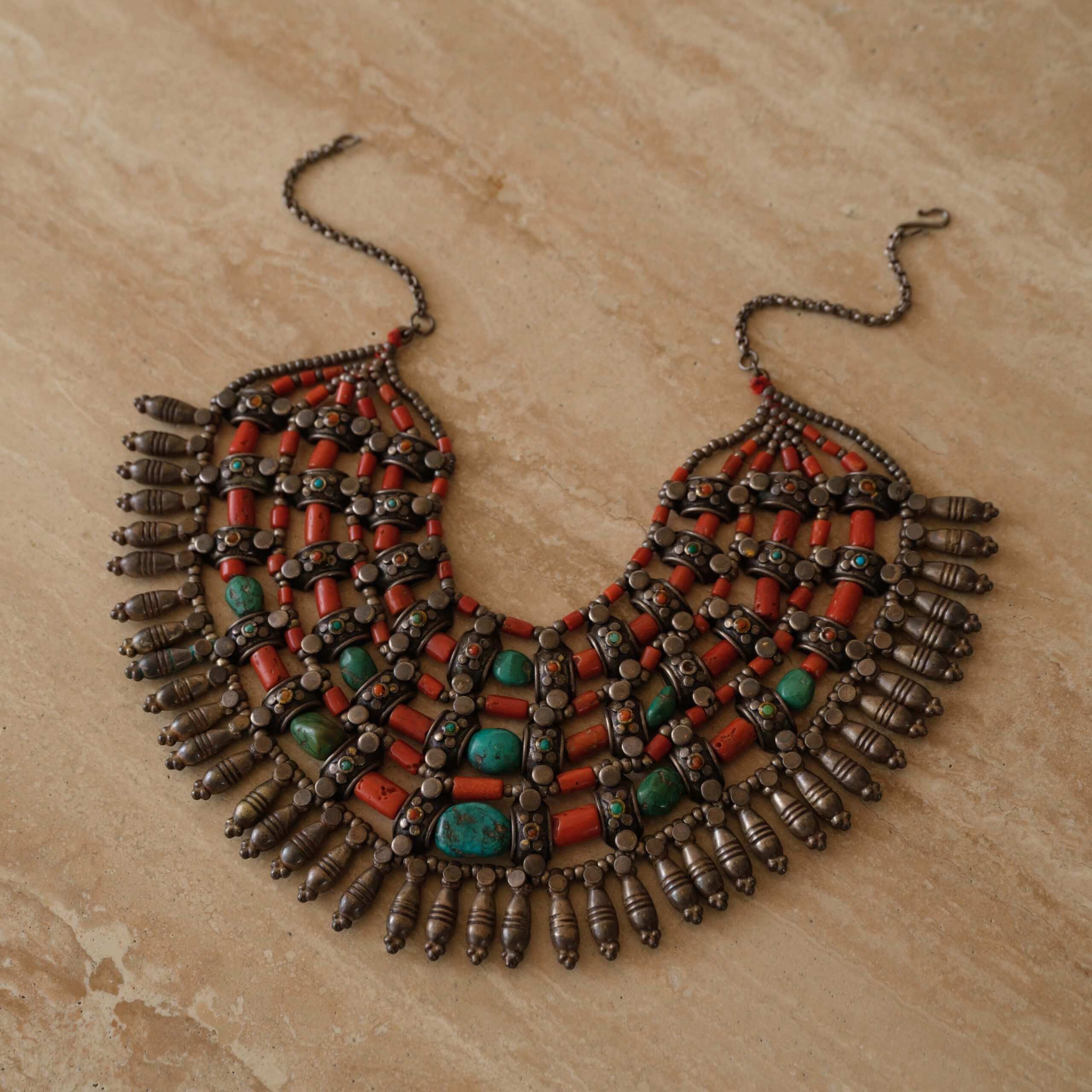 Vintage Ladakh Bib Necklace 2